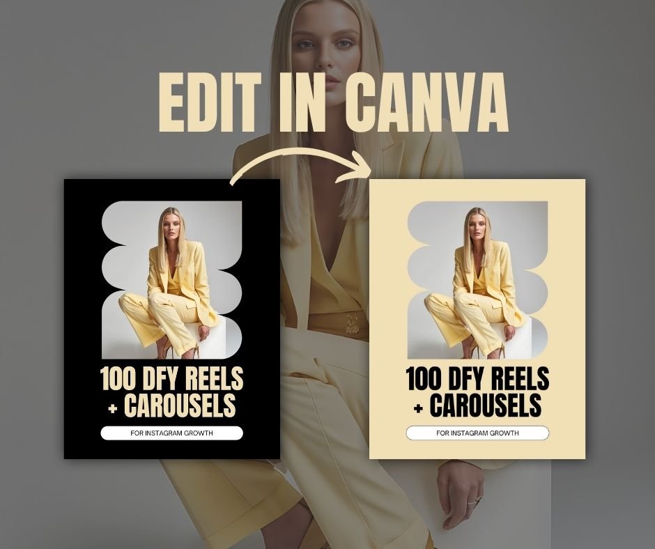 100 DFY Reels + Carousels for Instagram Growth + 4 Bonuses - MRR Digital Storefront