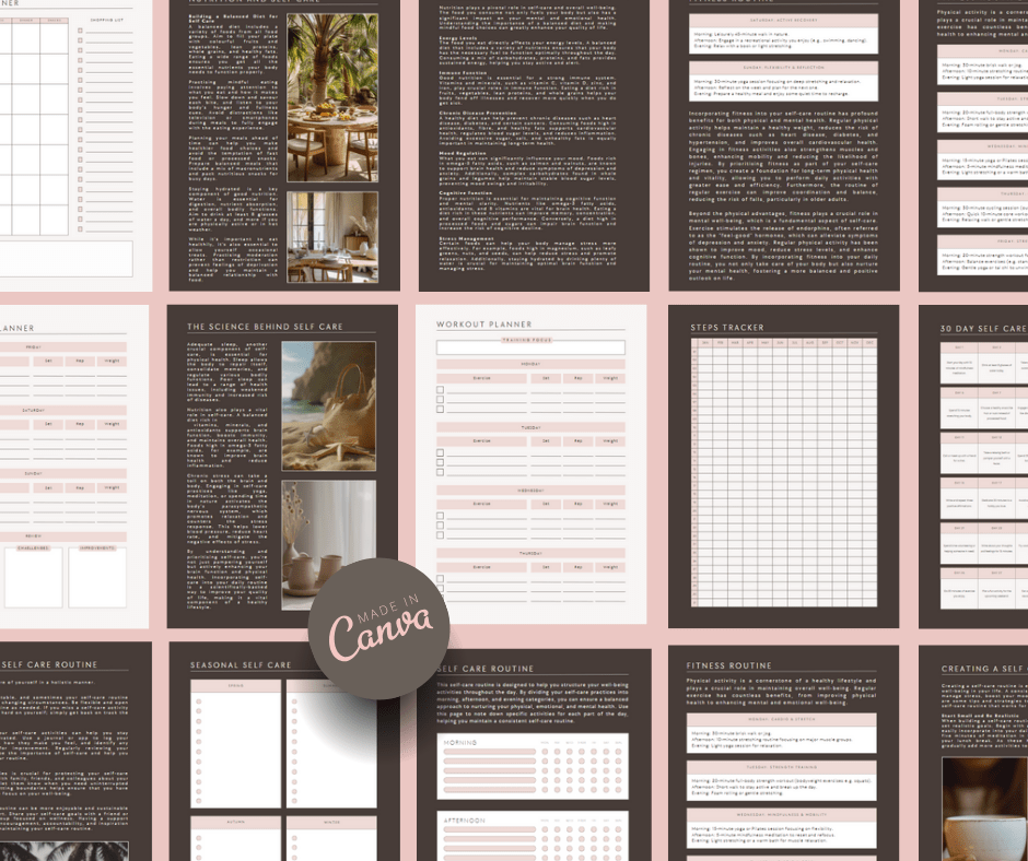 The Self - Care Workbook - MRR Digital Storefront