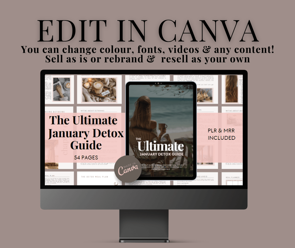 The Ultimate January Detox Guide - MRR Digital Storefront