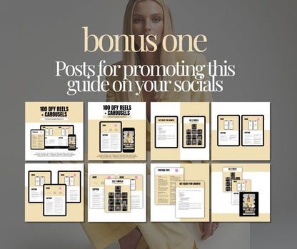 100 DFY Reels + Carousels for Instagram Growth + 4 Bonuses - MRR Digital Storefront