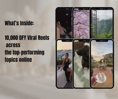 10,000 Viral Reels for Your Socials – Brand New Collection with Master Resell Rights
