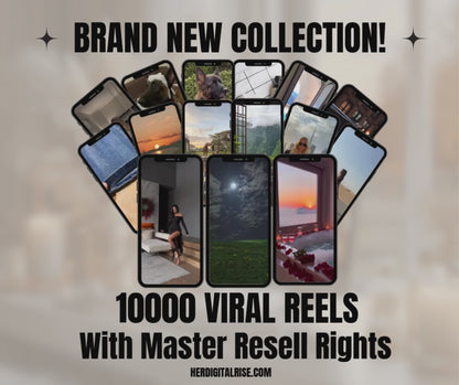 10,000 Viral Reels for Your Socials – Brand New Collection with Master Resell Rights