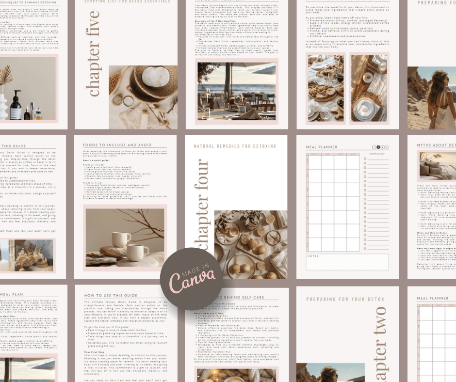 The Ultimate January Detox Guide - MRR Digital Storefront